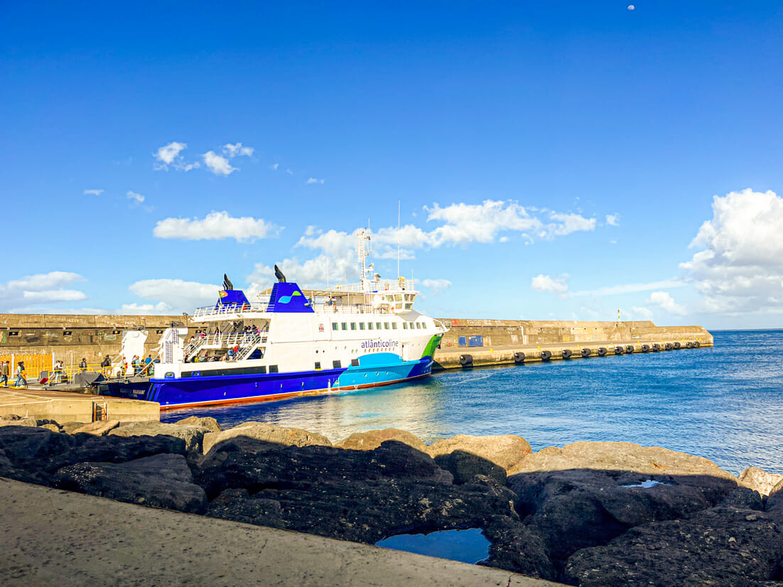 Ferry to São Jorge Island